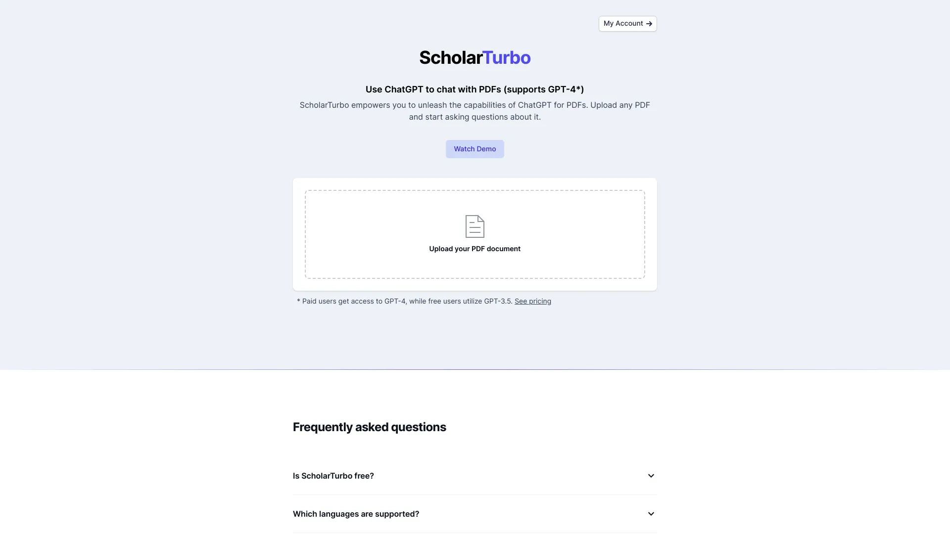 ScholarTurbo screenshot