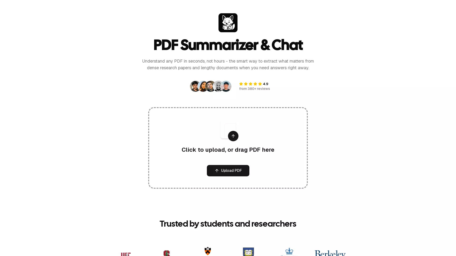 PDF Summarizer screenshot
