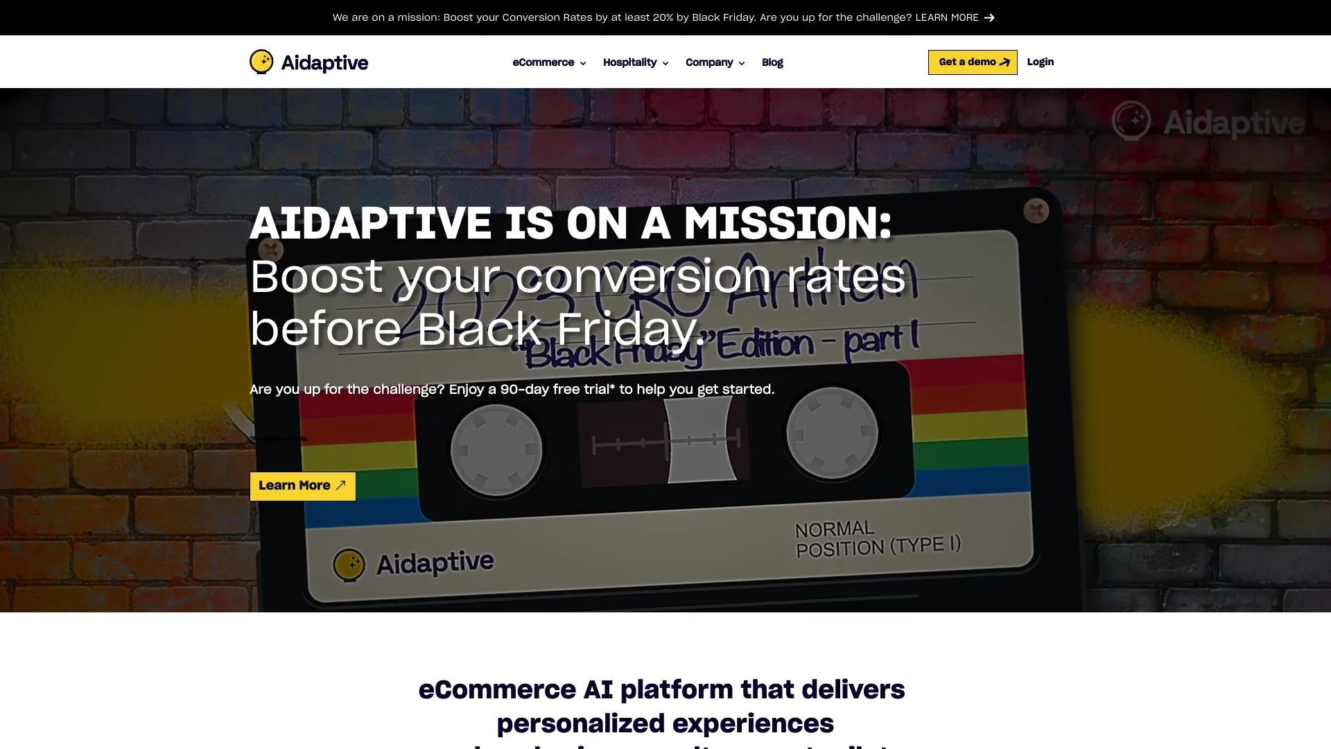 Aidaptive screenshot