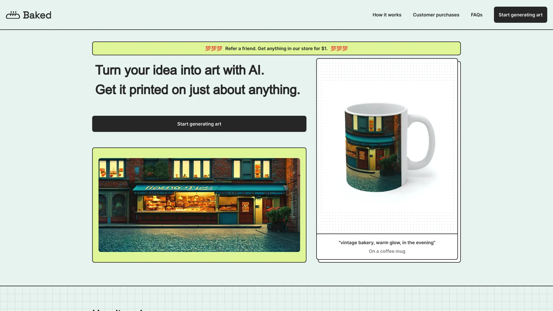 Baked AI screenshot