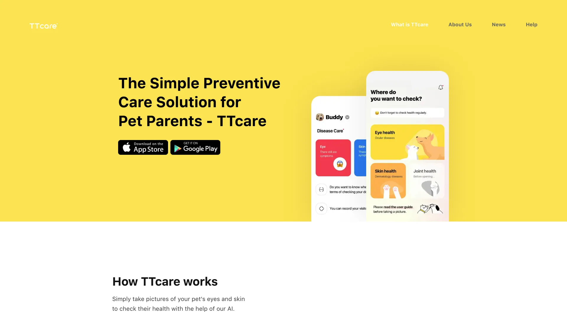 TTcare screenshot