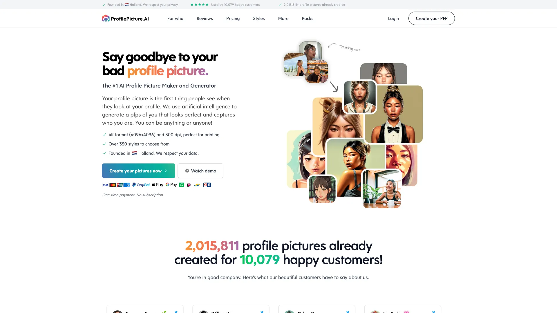 Profile Picture AI screenshot