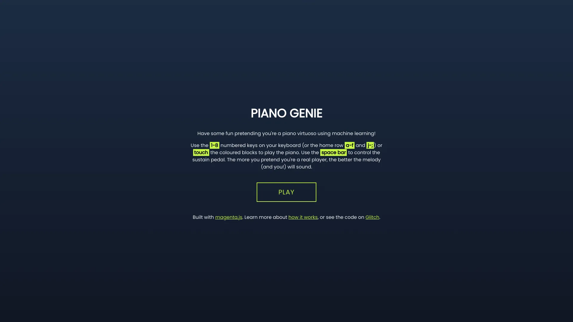 Genie screenshot