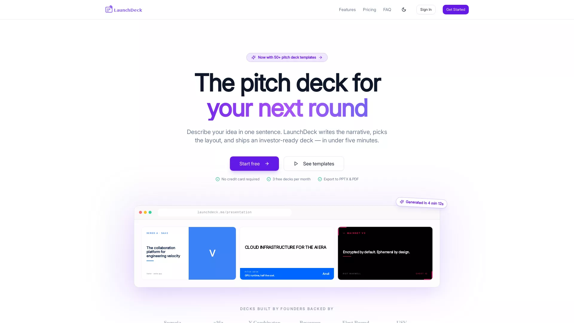 LaunchDeck screenshot