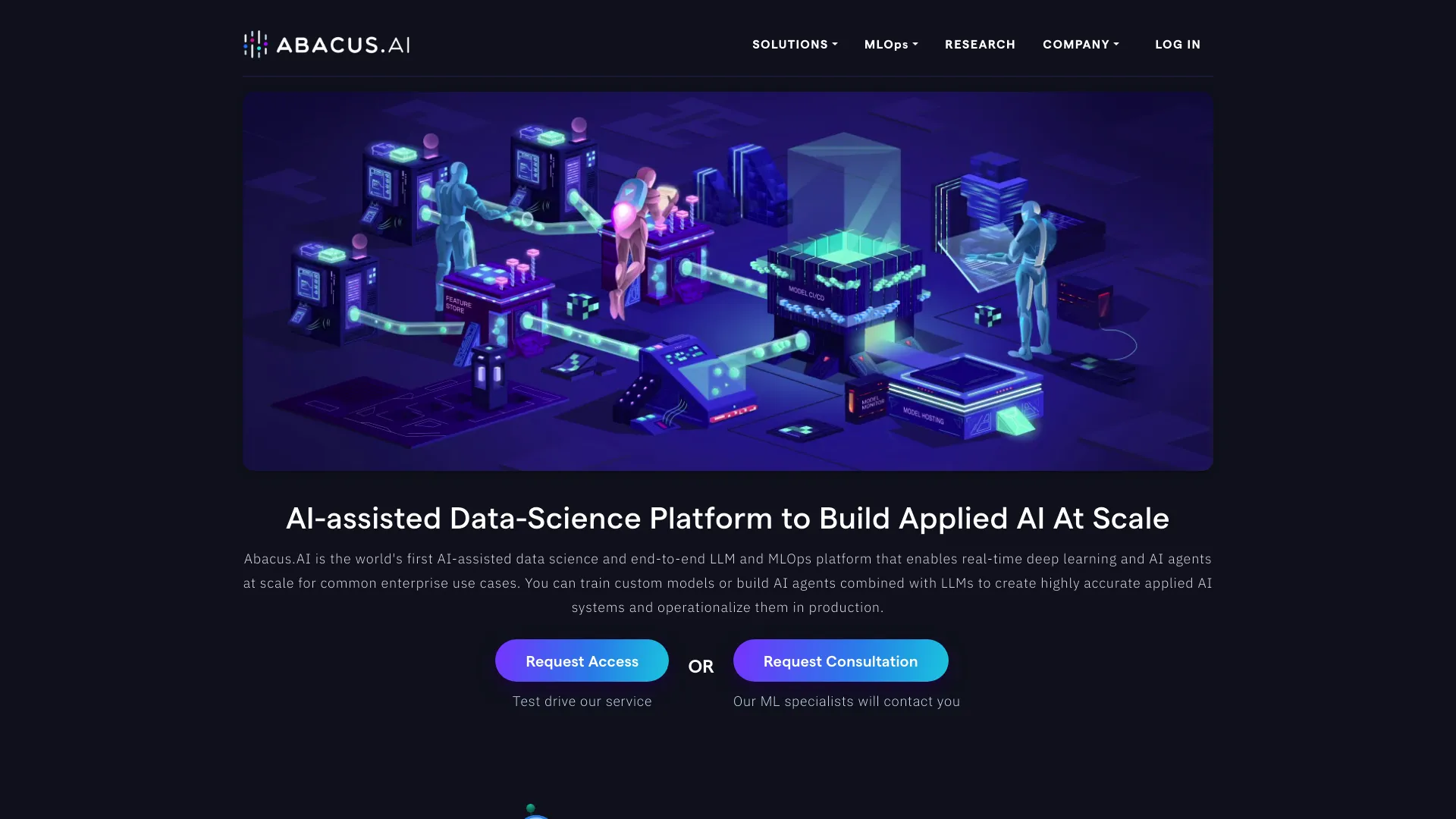 AbacusAI screenshot