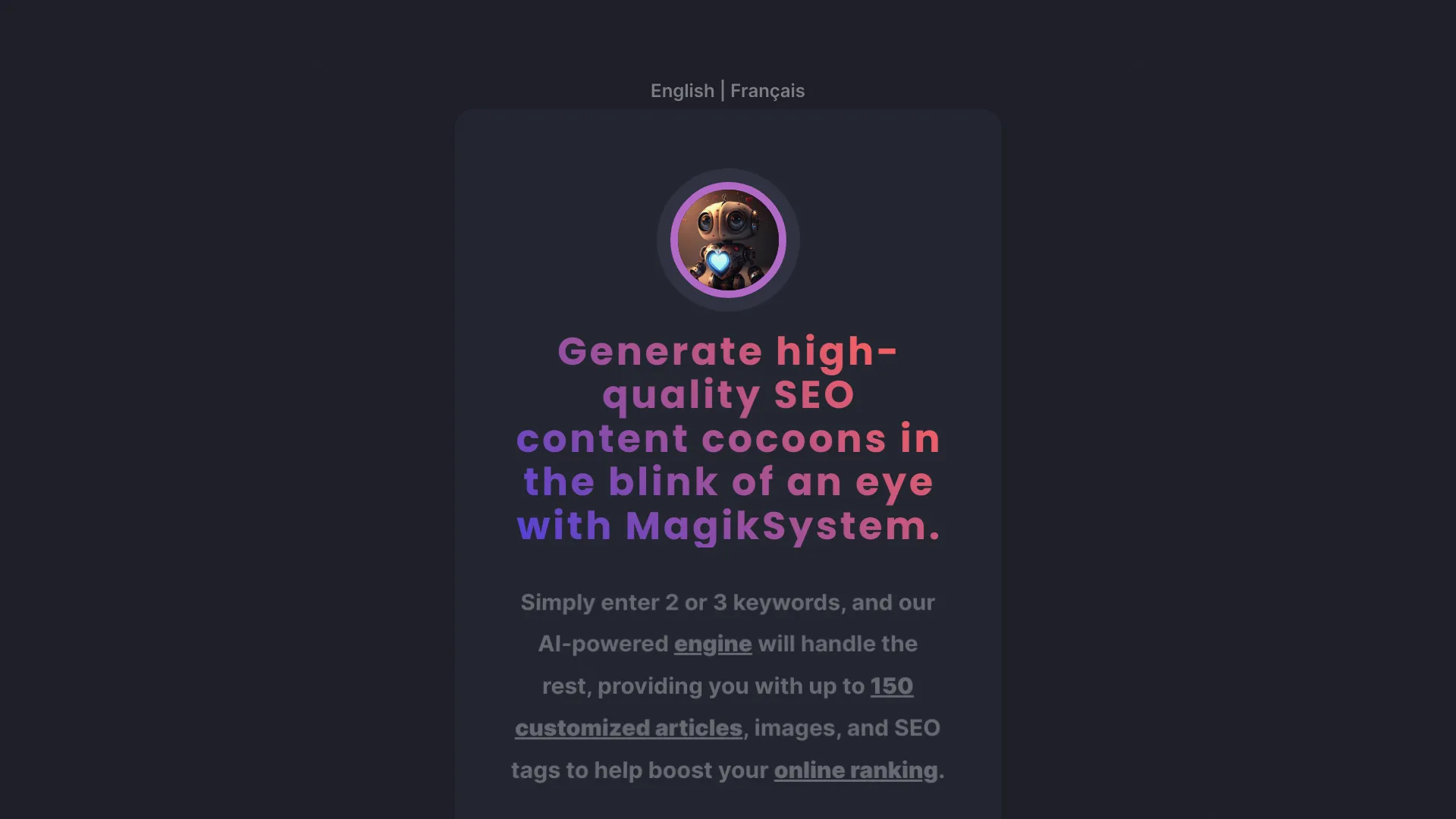 Magiksystem screenshot