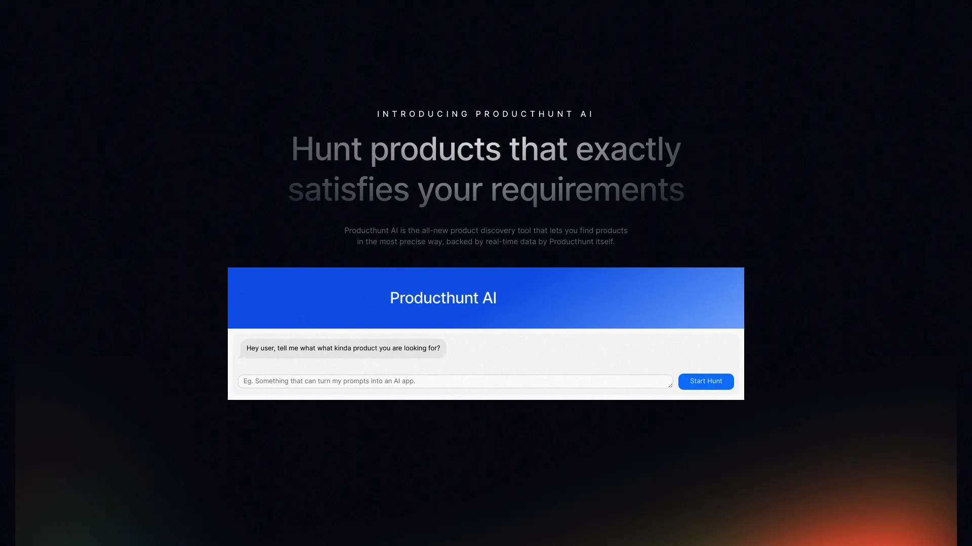 Producthunt AI screenshot
