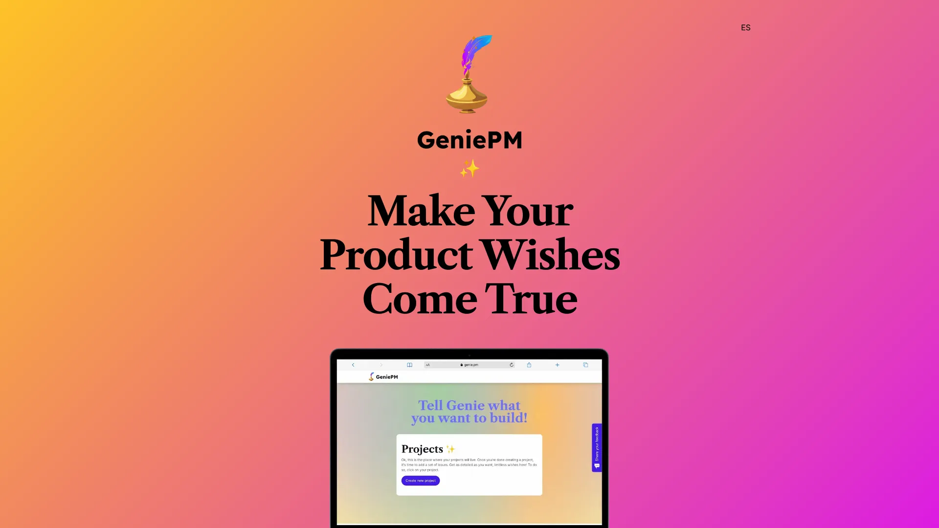 Genie screenshot