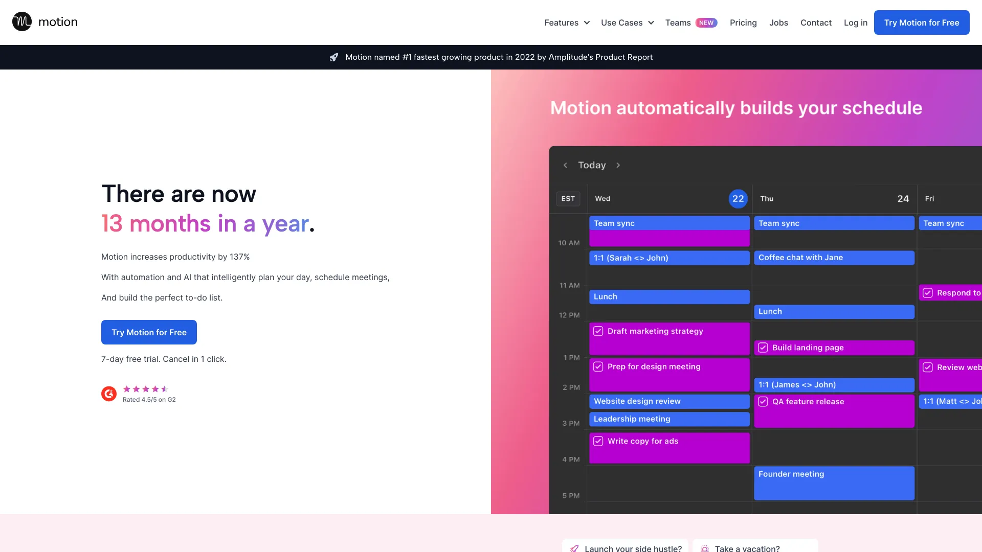 Motion screenshot