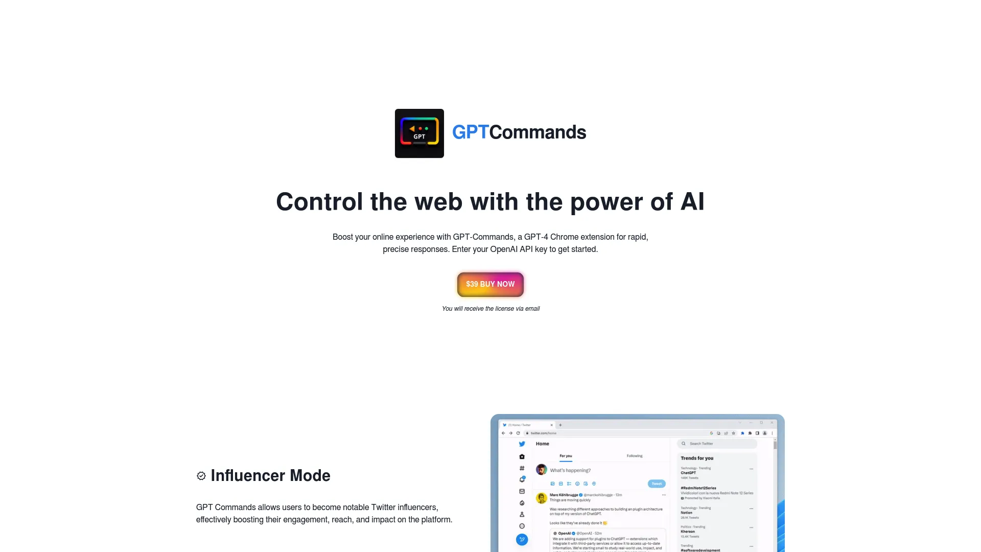 GPT Commands screenshot