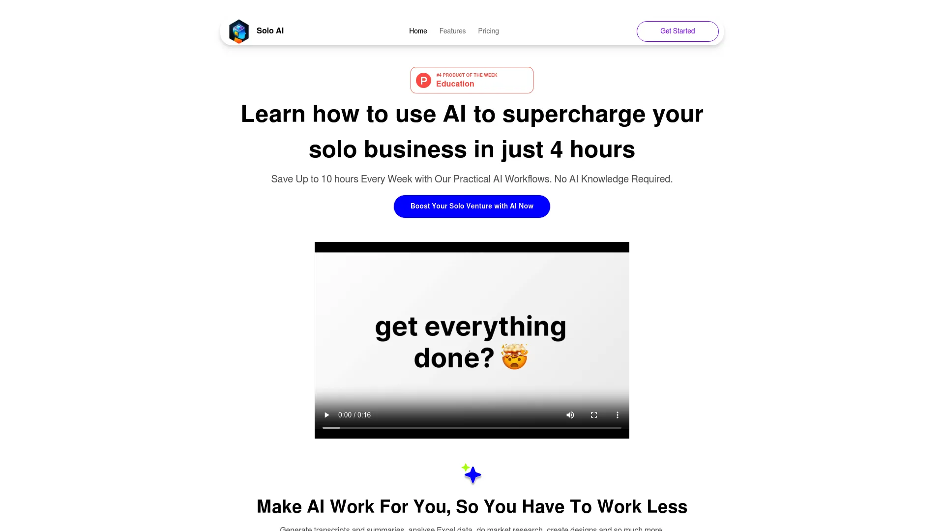 Solo AI screenshot