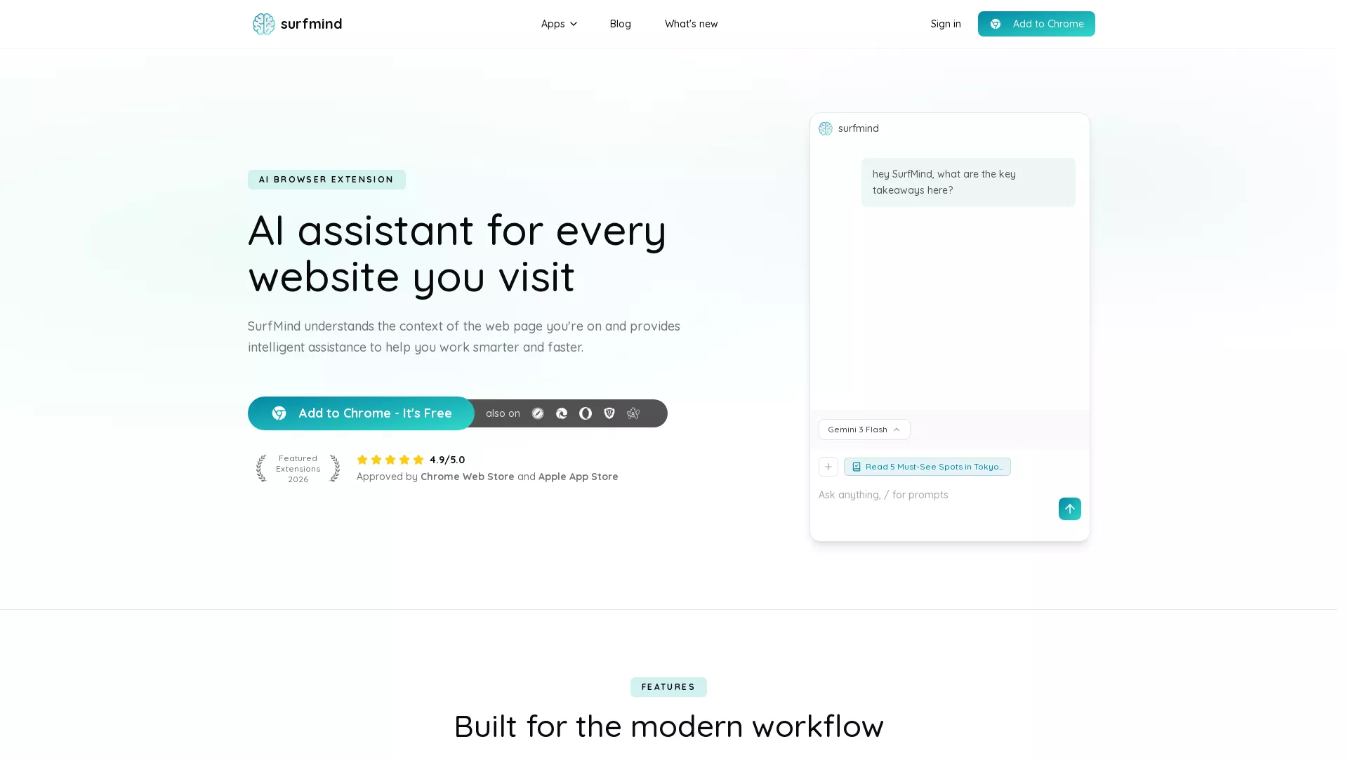 SurfMind screenshot