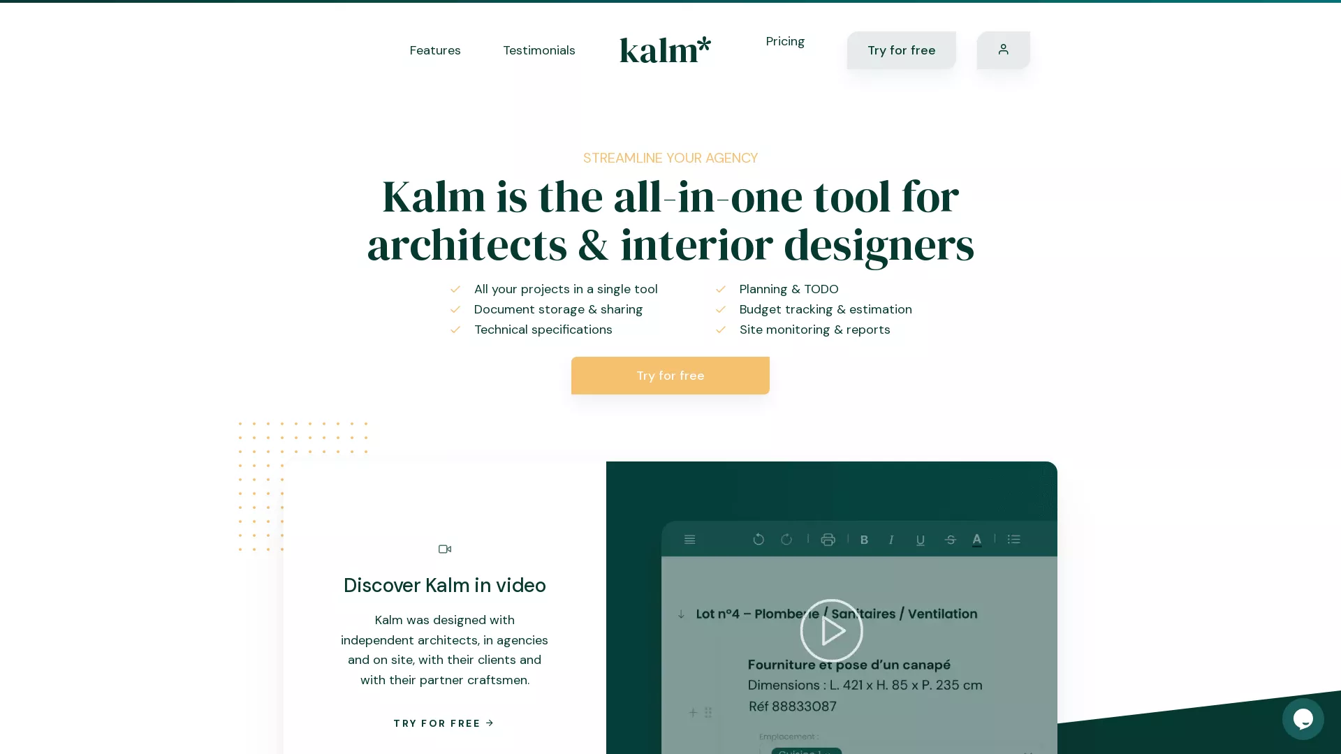 Kalm screenshot