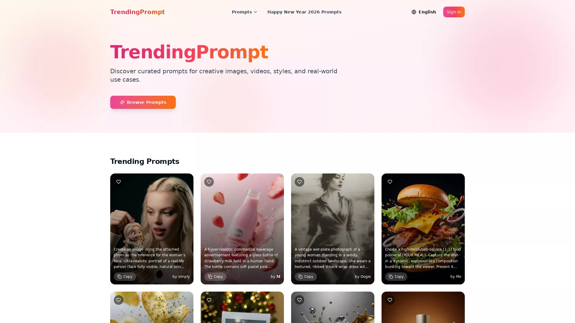 TrendingPromptAI screenshot