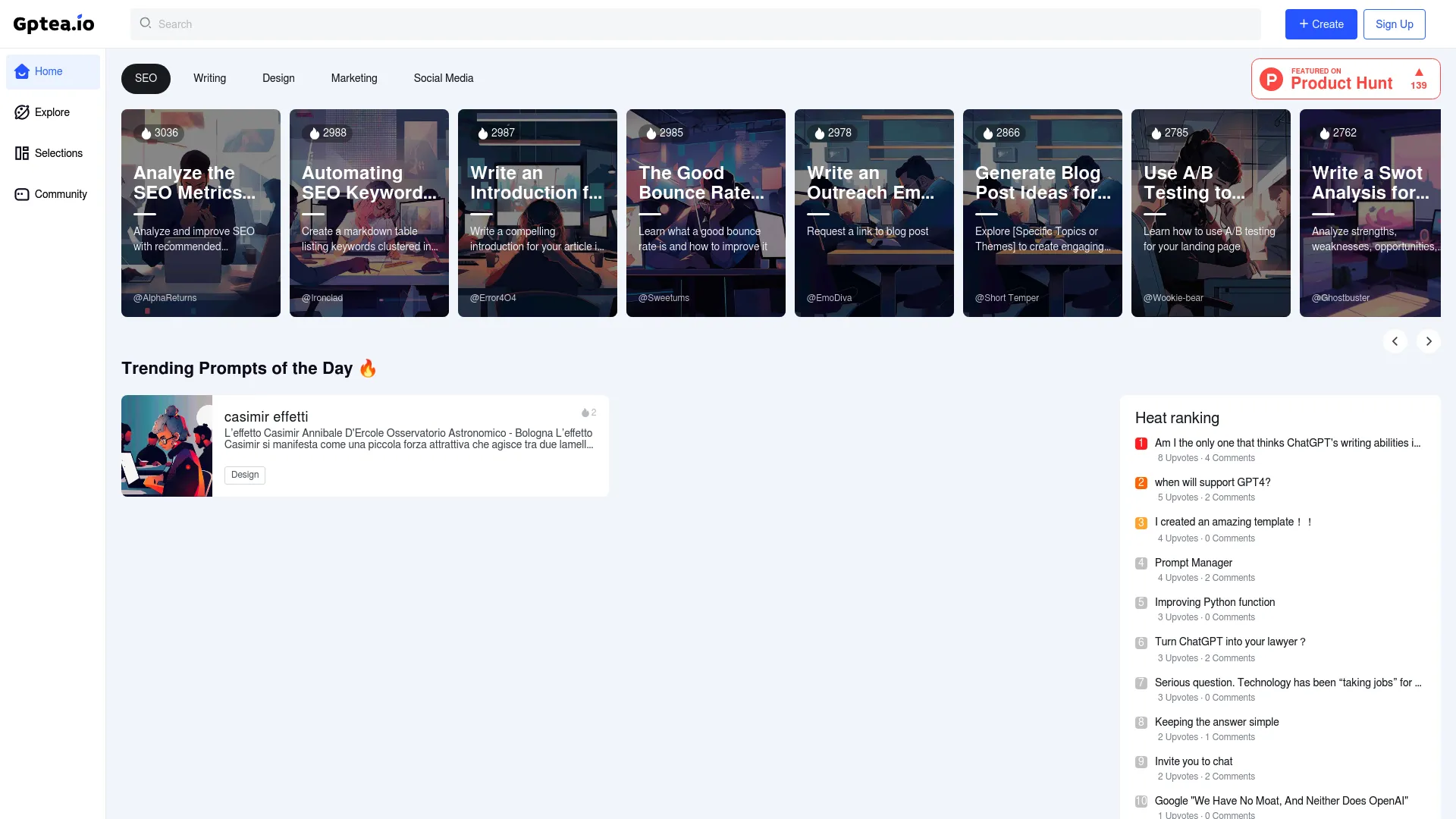 GPTea screenshot