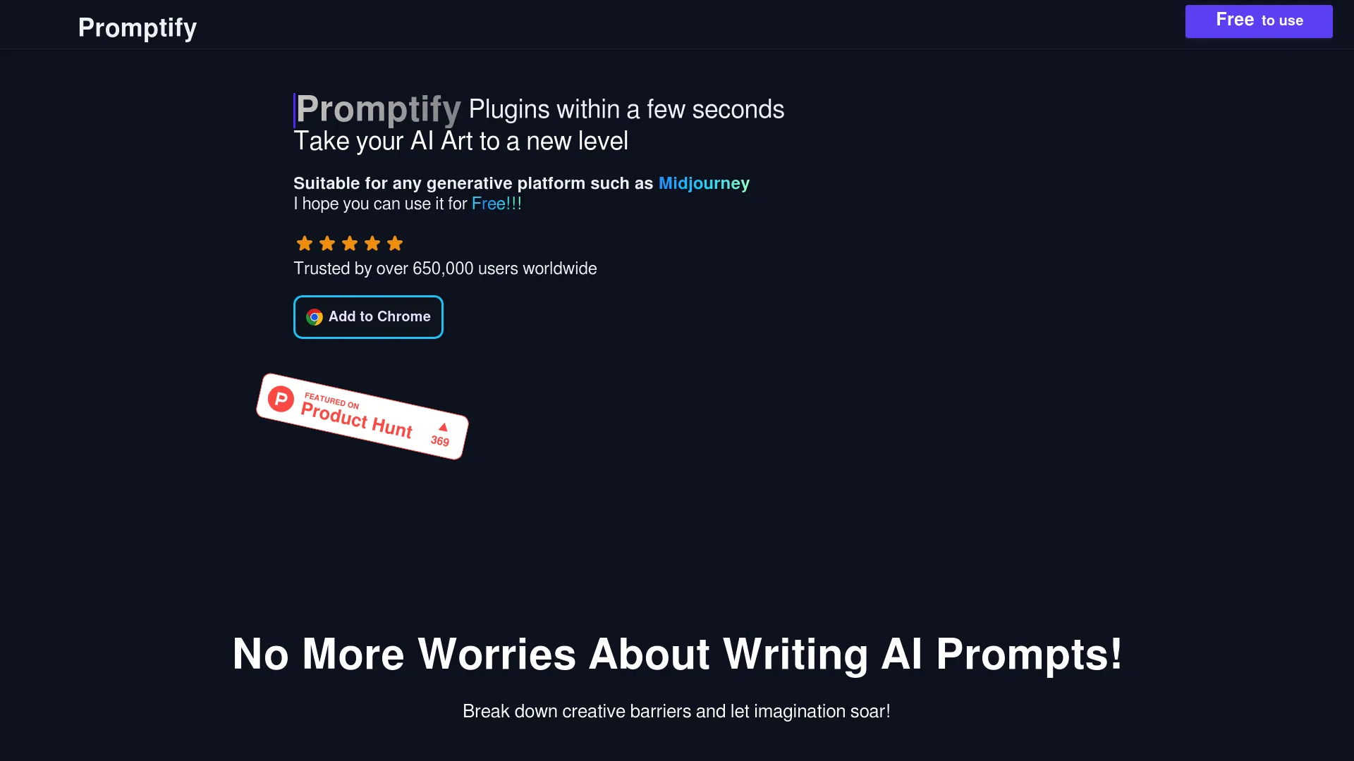 Promptify screenshot