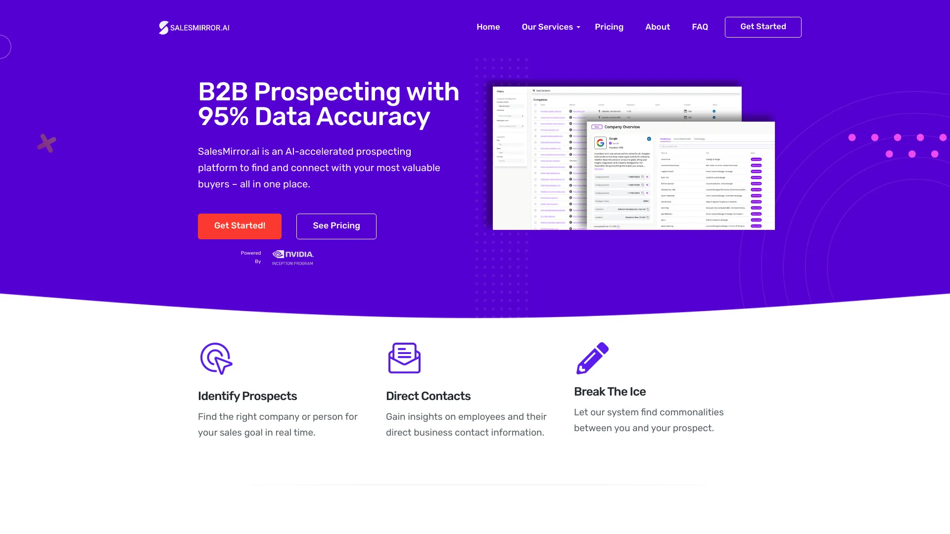 Salesmirror screenshot