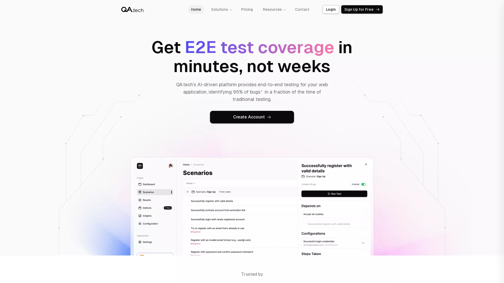 QA.tech screenshot