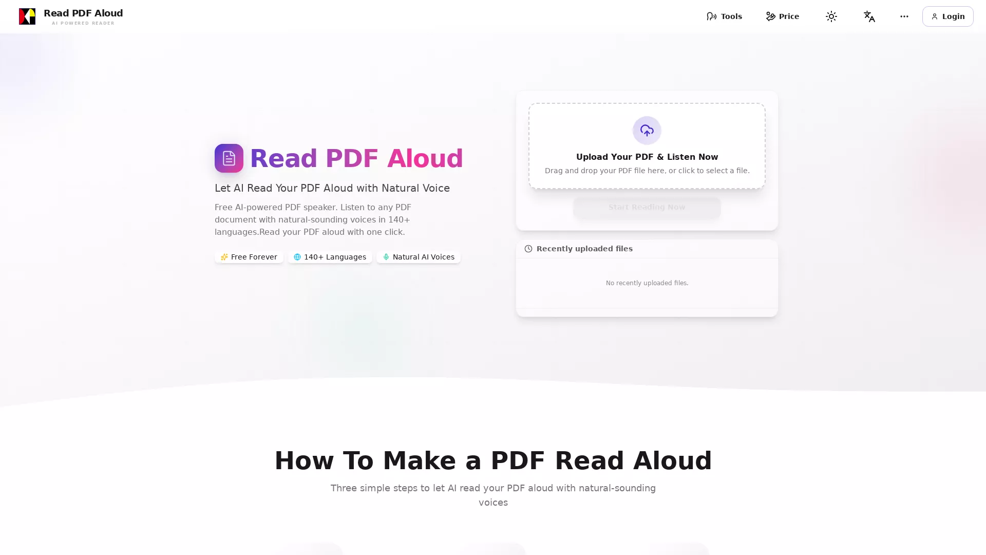 Read PDF Aloud screenshot