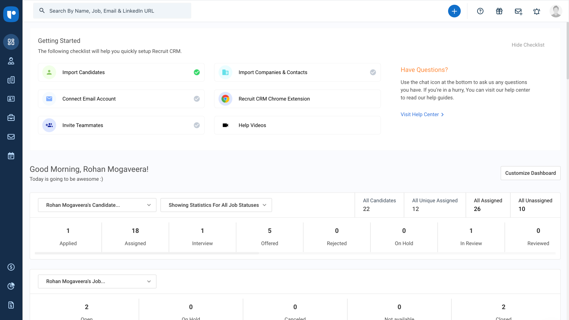 Recruit CRM screenshot