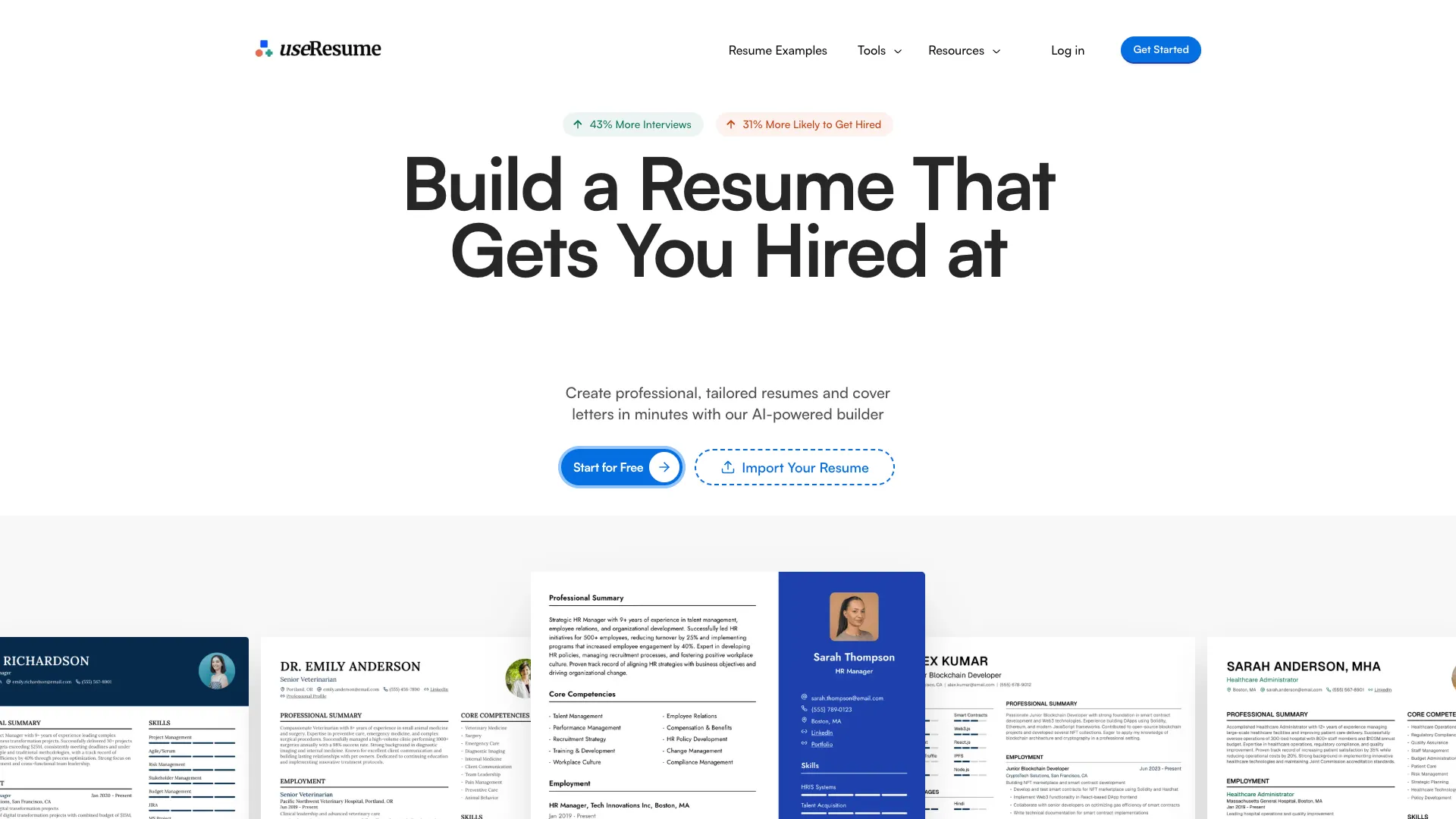 UseResume AI screenshot