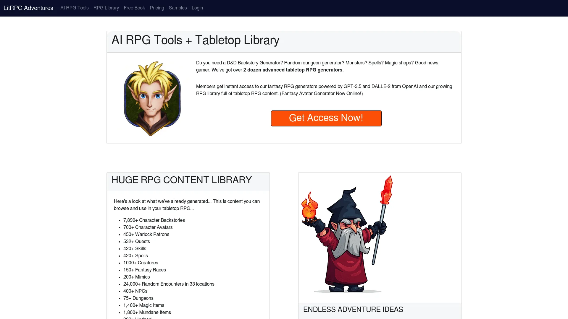 Litrpgadventures screenshot
