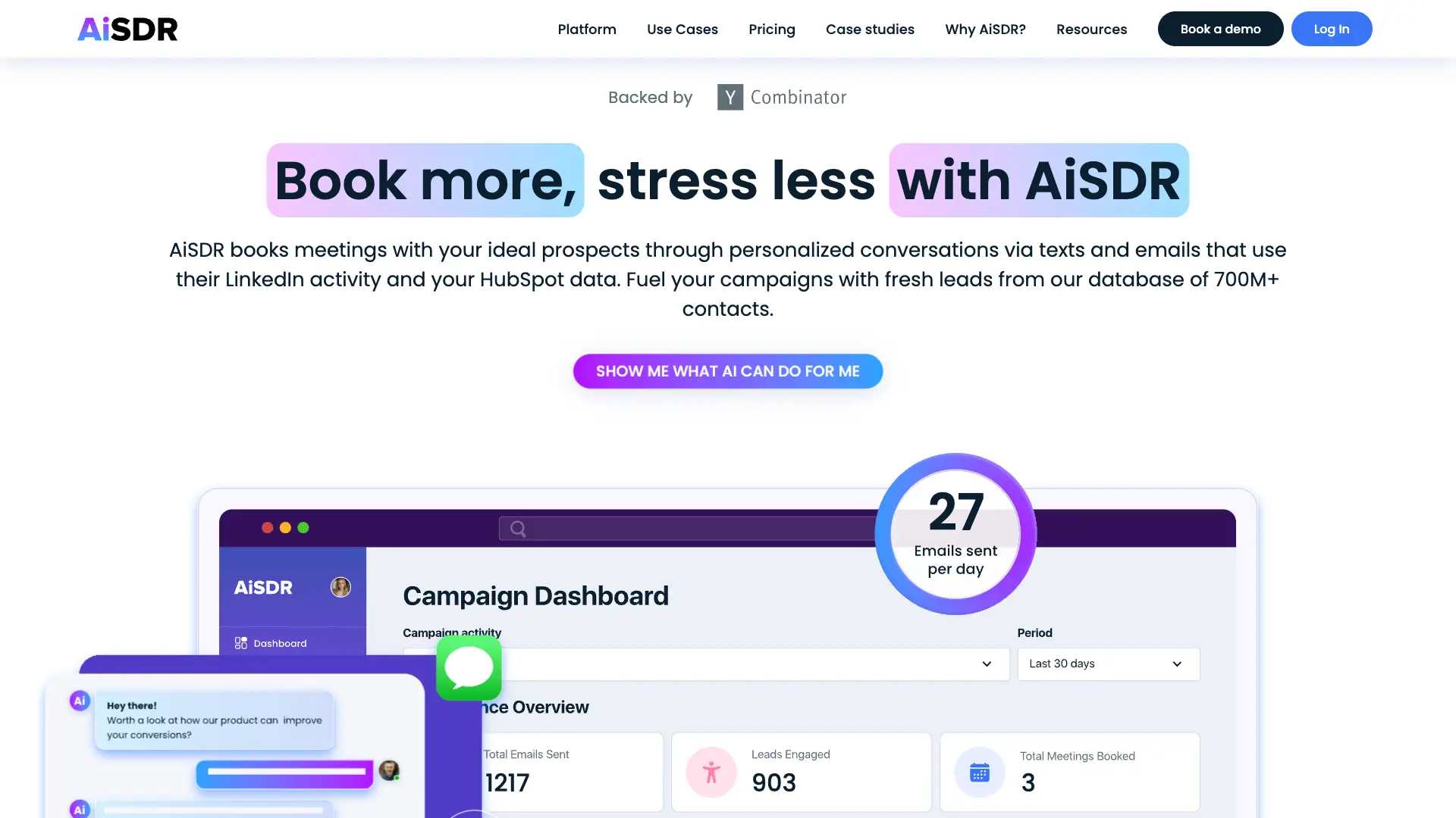 AiSDR screenshot
