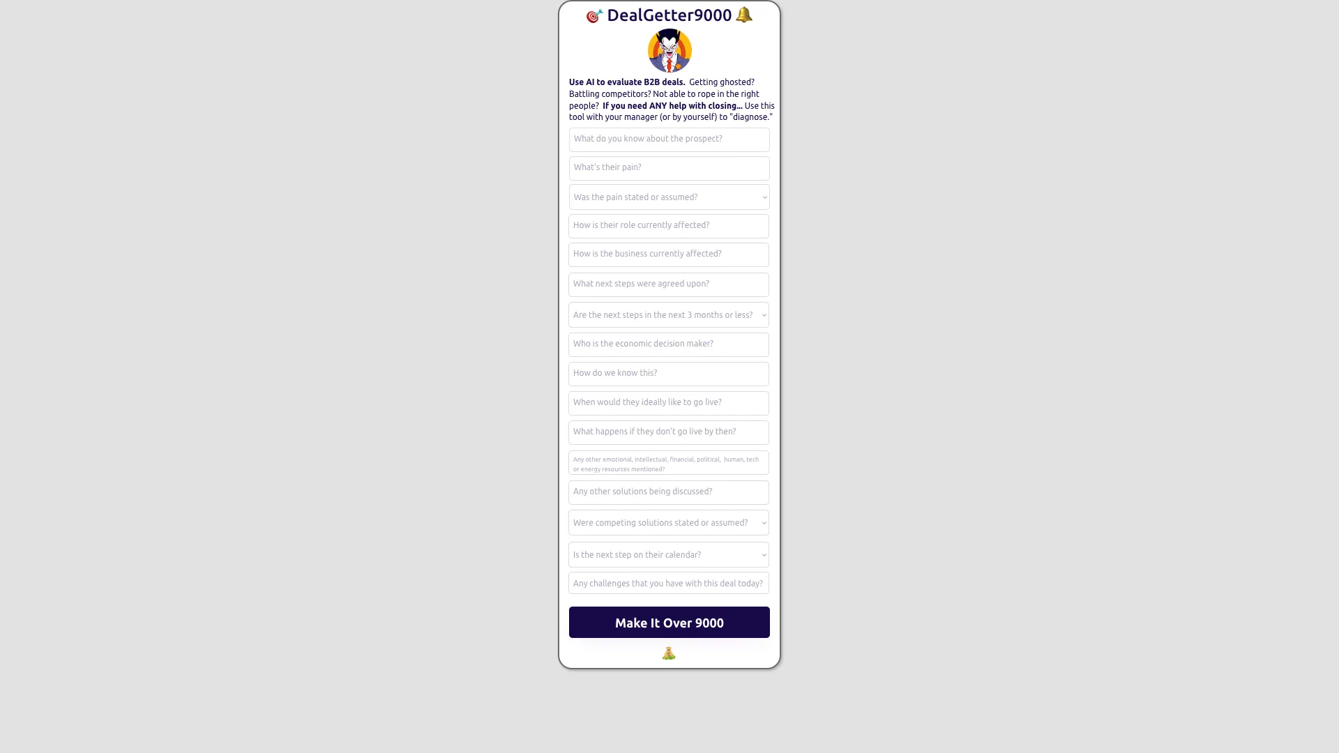 DealGetter9000 screenshot
