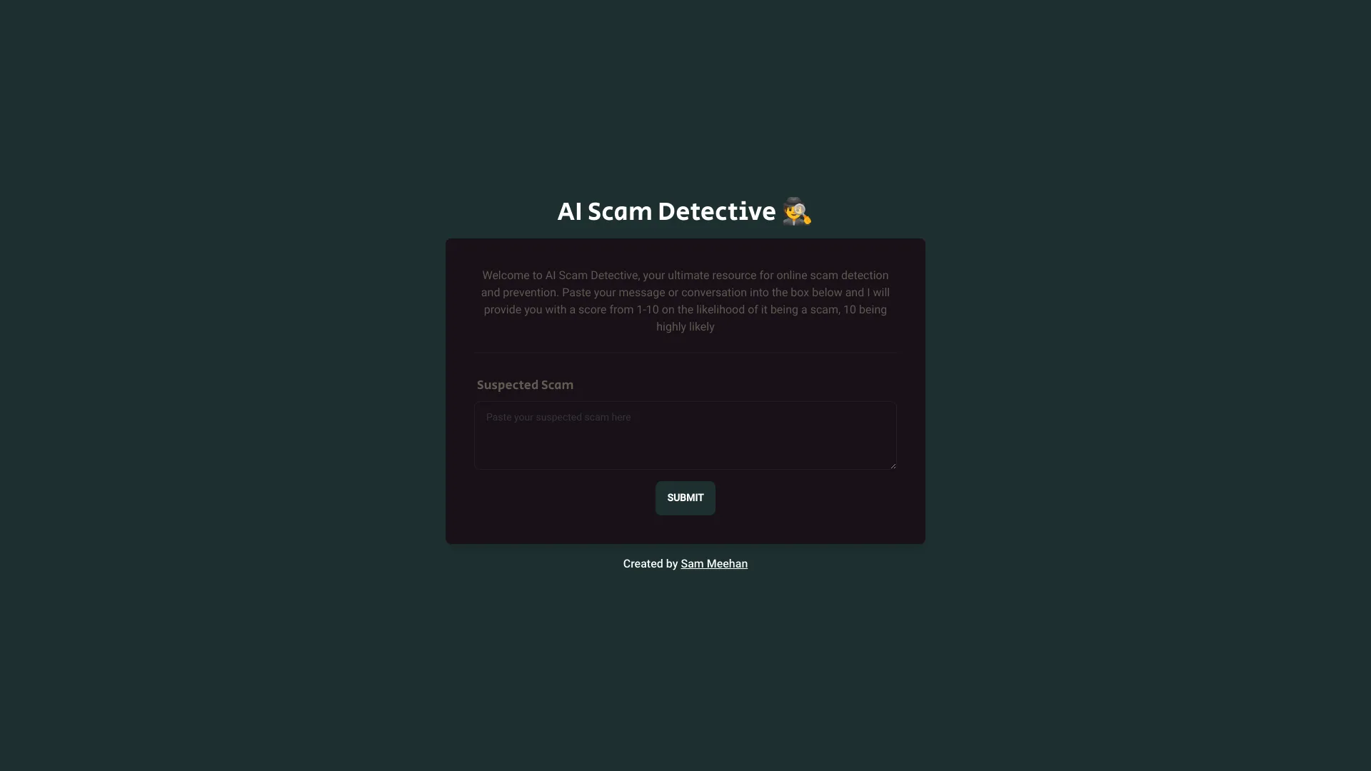 AIScam Detective screenshot