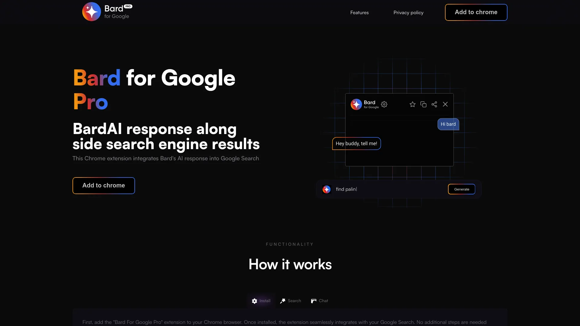Bard For Google screenshot