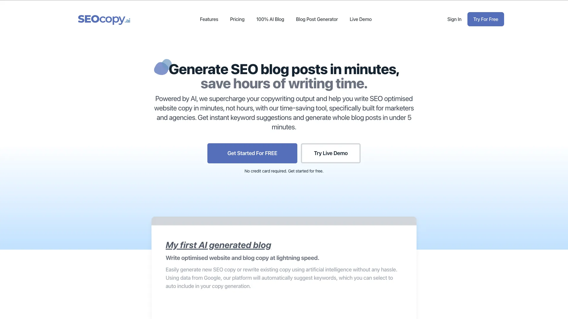 SEOCopy screenshot
