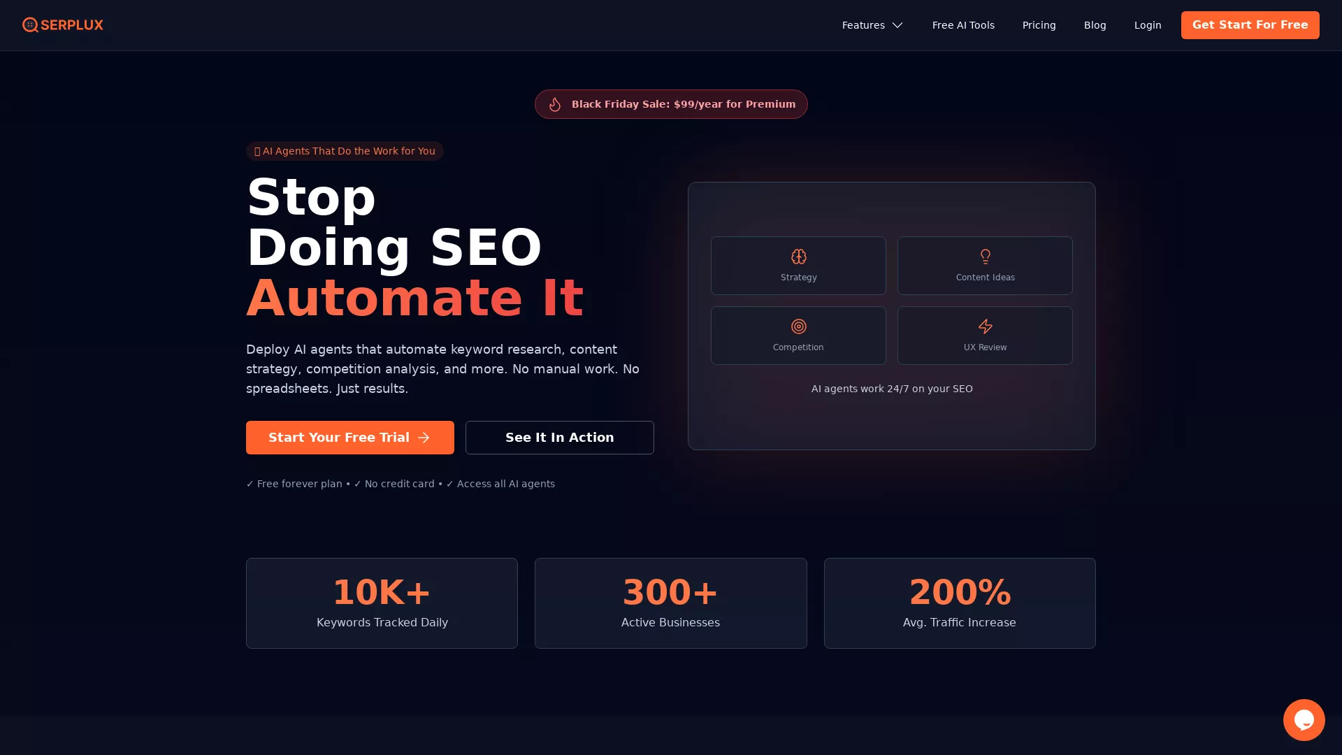 Serplux screenshot