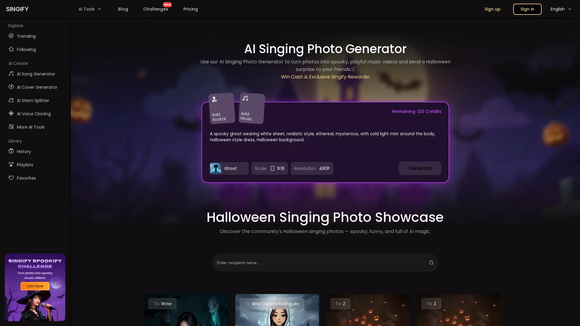 SingifyAI screenshot