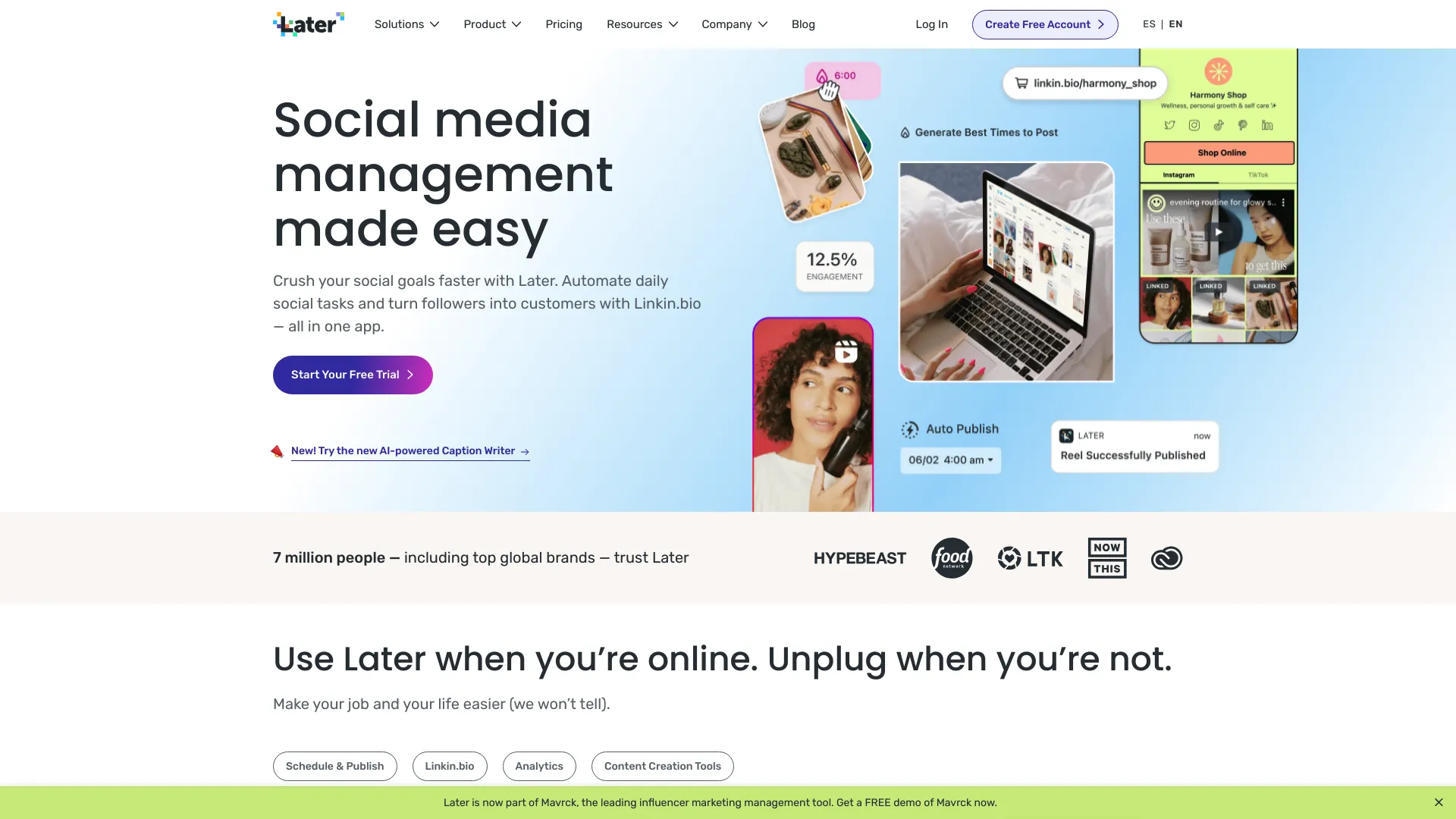 Later screenshot
