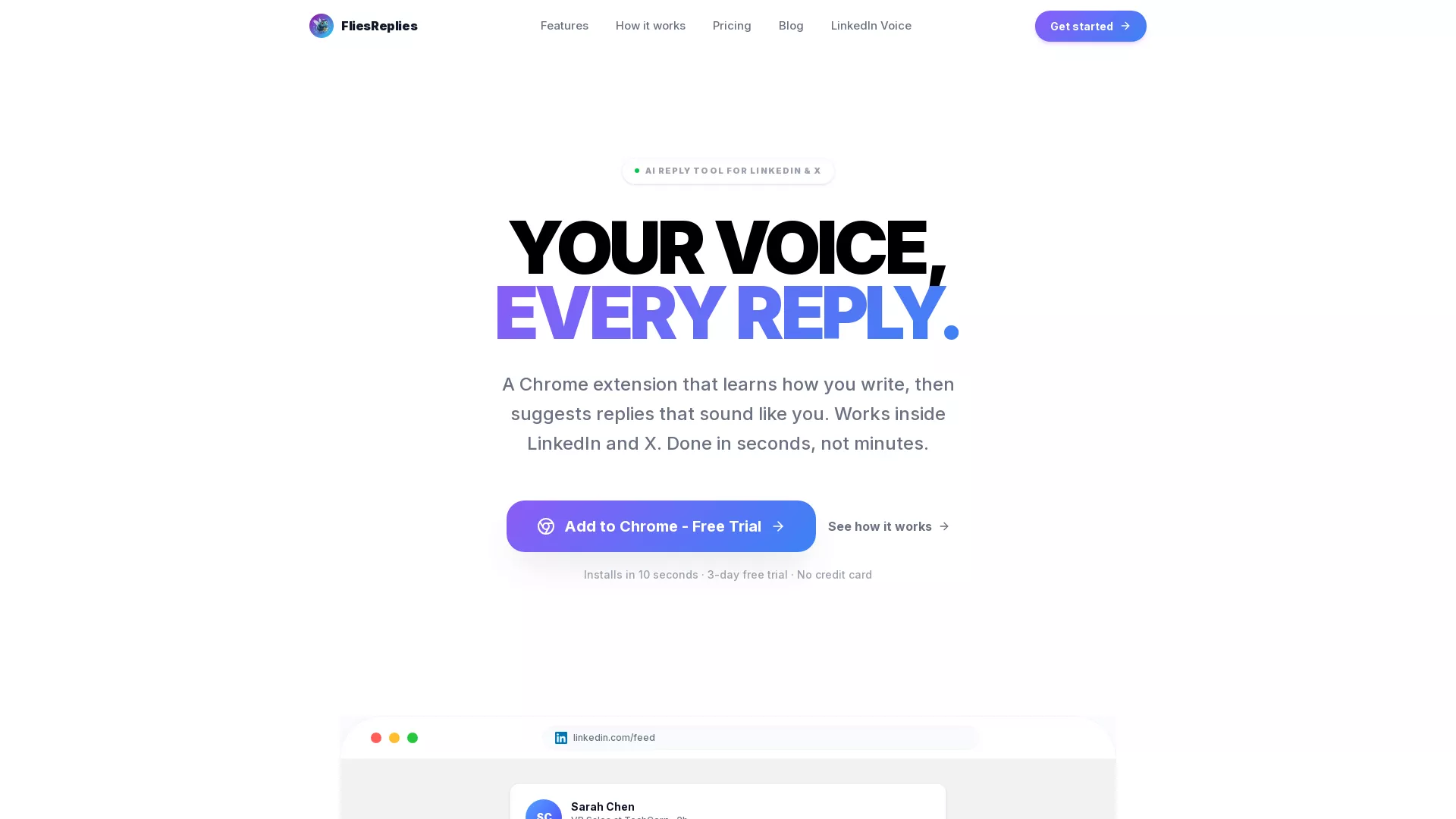 FliesReplies screenshot