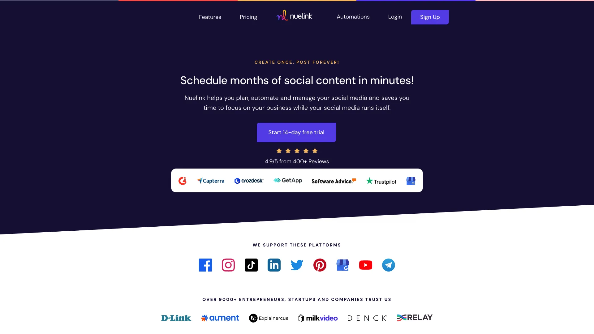 Nuelink screenshot