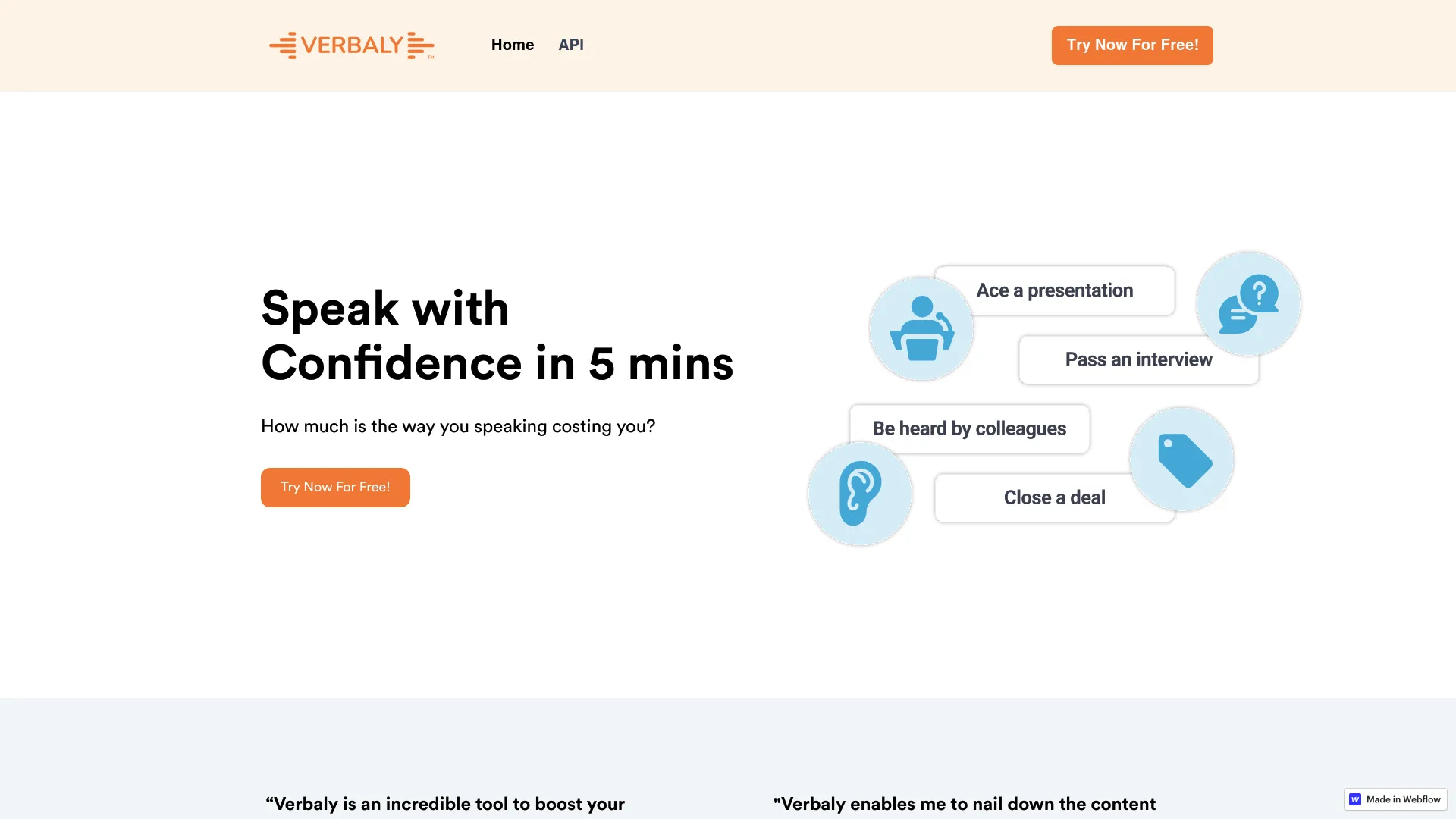 VerbalyAI screenshot