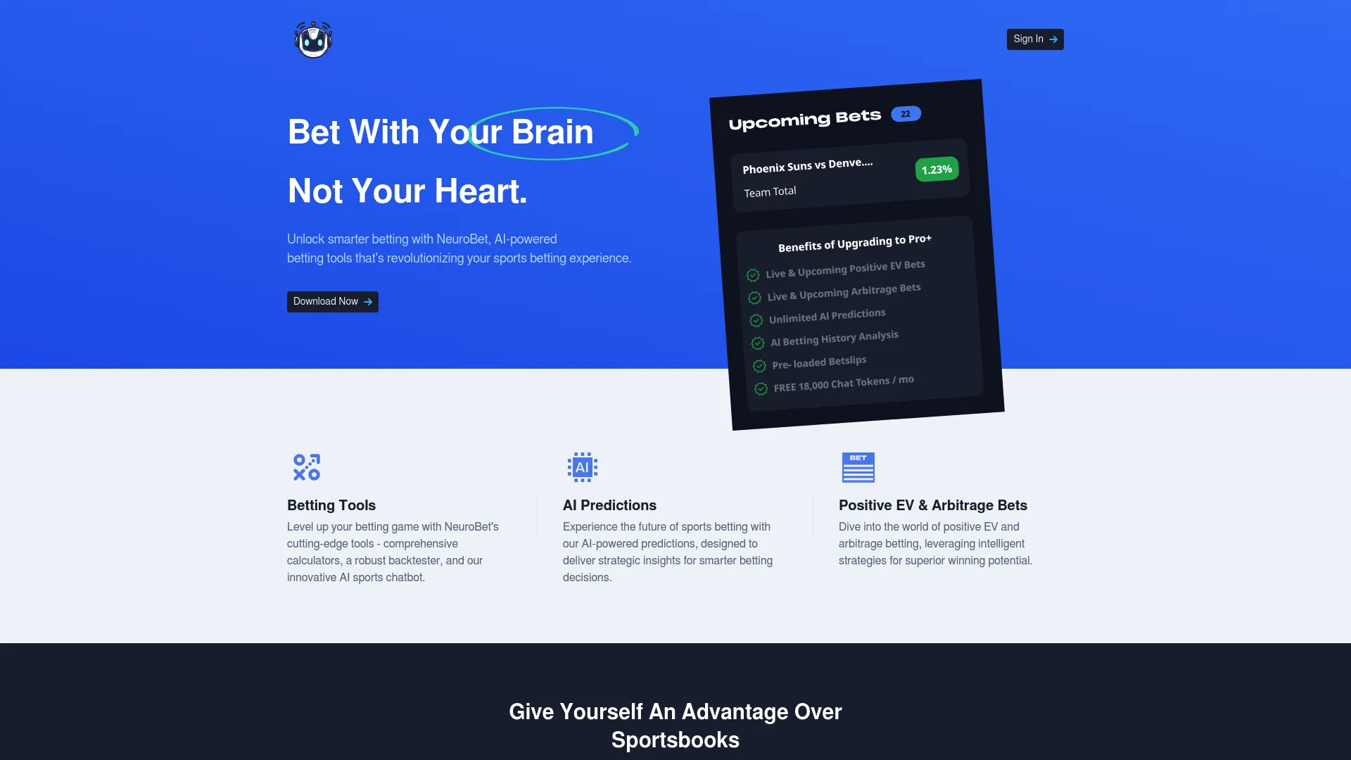 NeuroBet screenshot