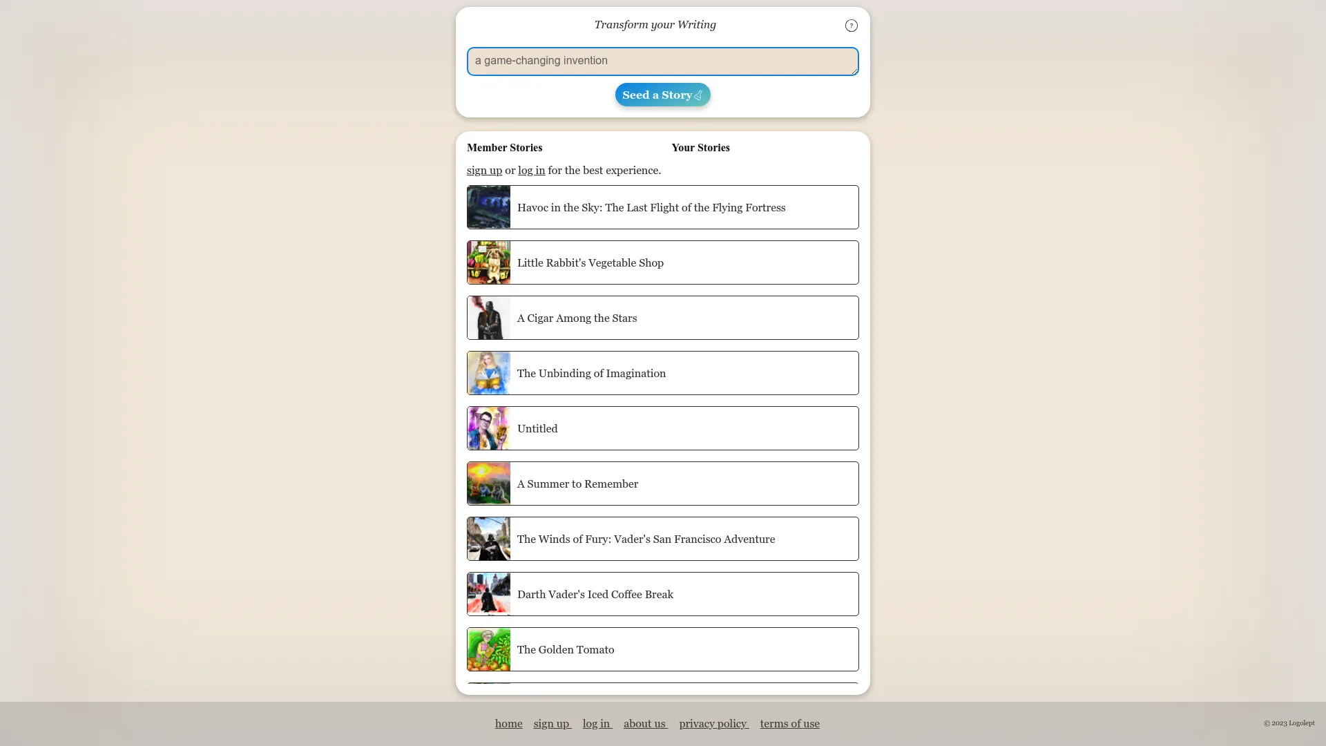 Logolept screenshot