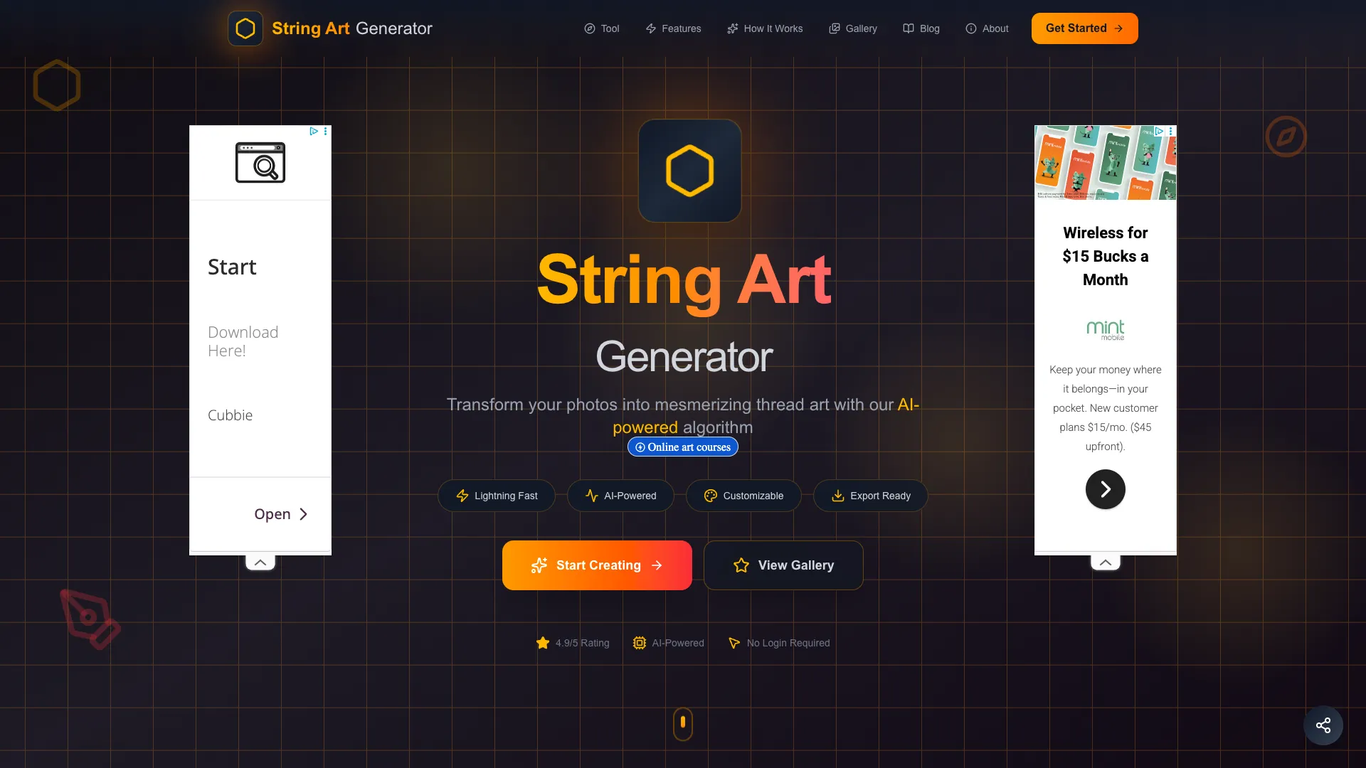 String Art Generator screenshot