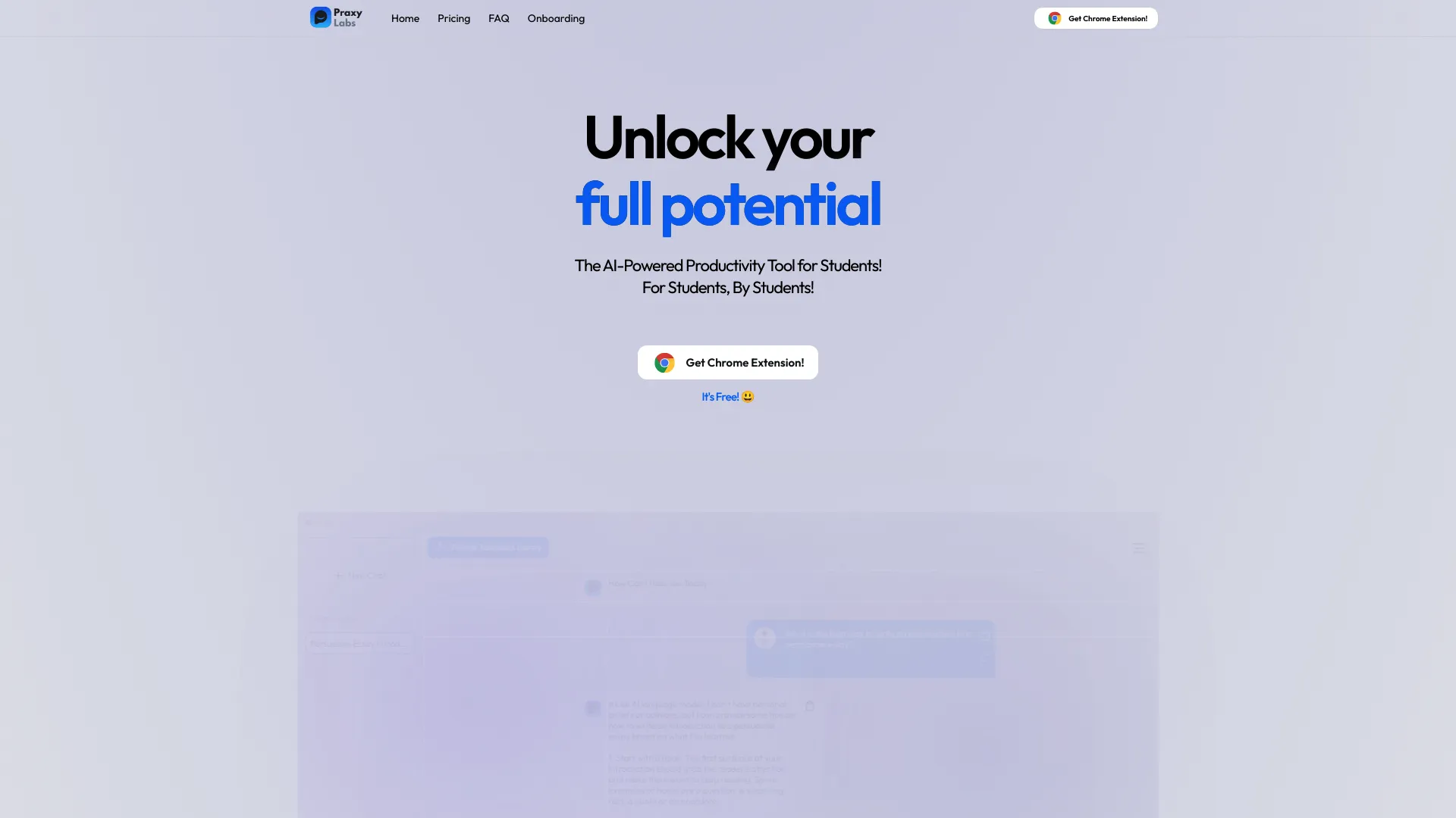 PraxyLabs screenshot