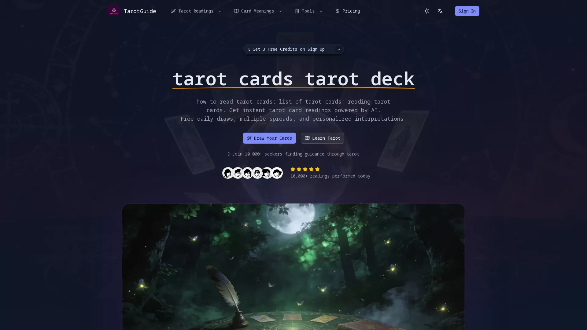 TarotGuide screenshot