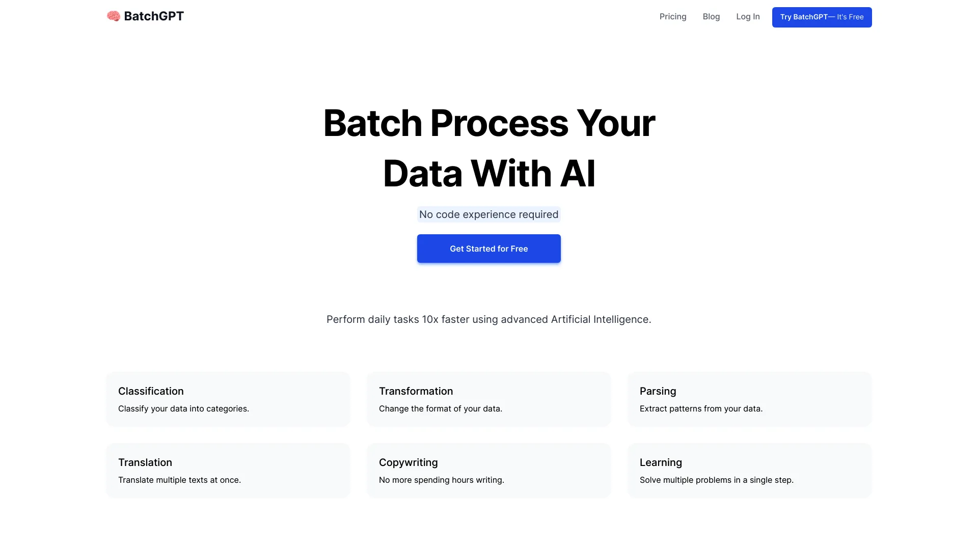 Batch GPT screenshot