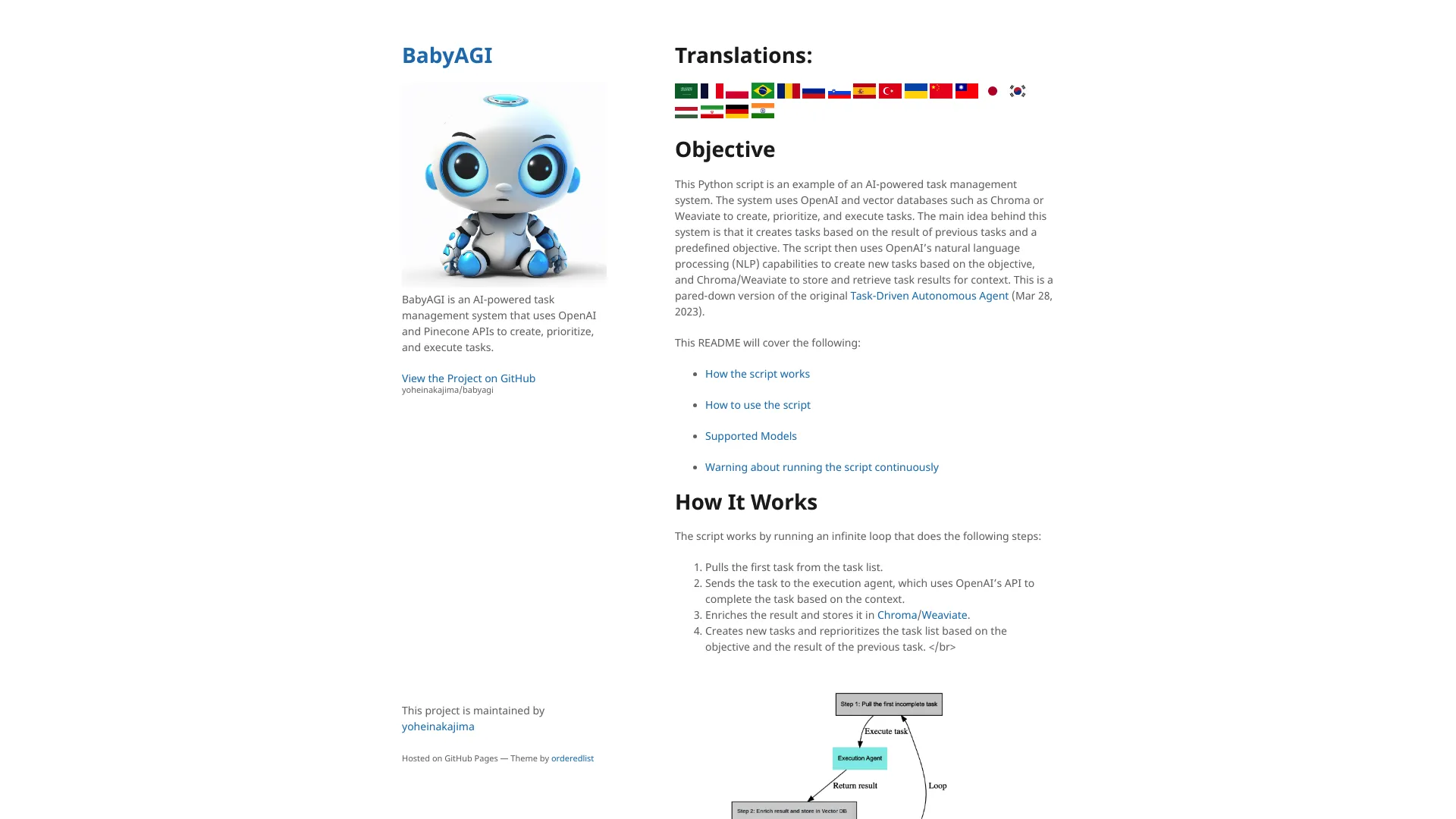 BabyAGI screenshot