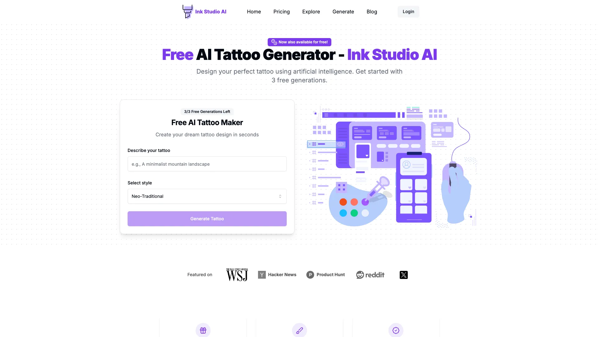 Ink Studio AI screenshot