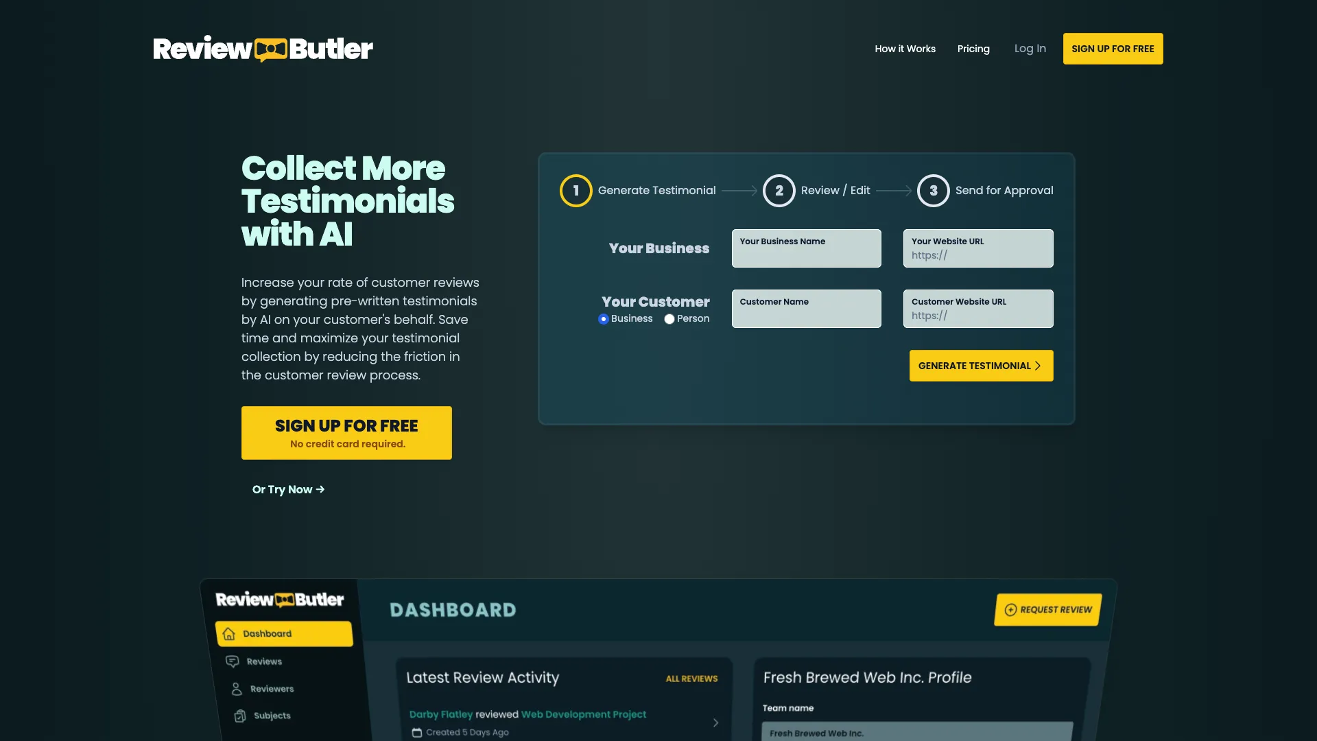 Review Butler screenshot