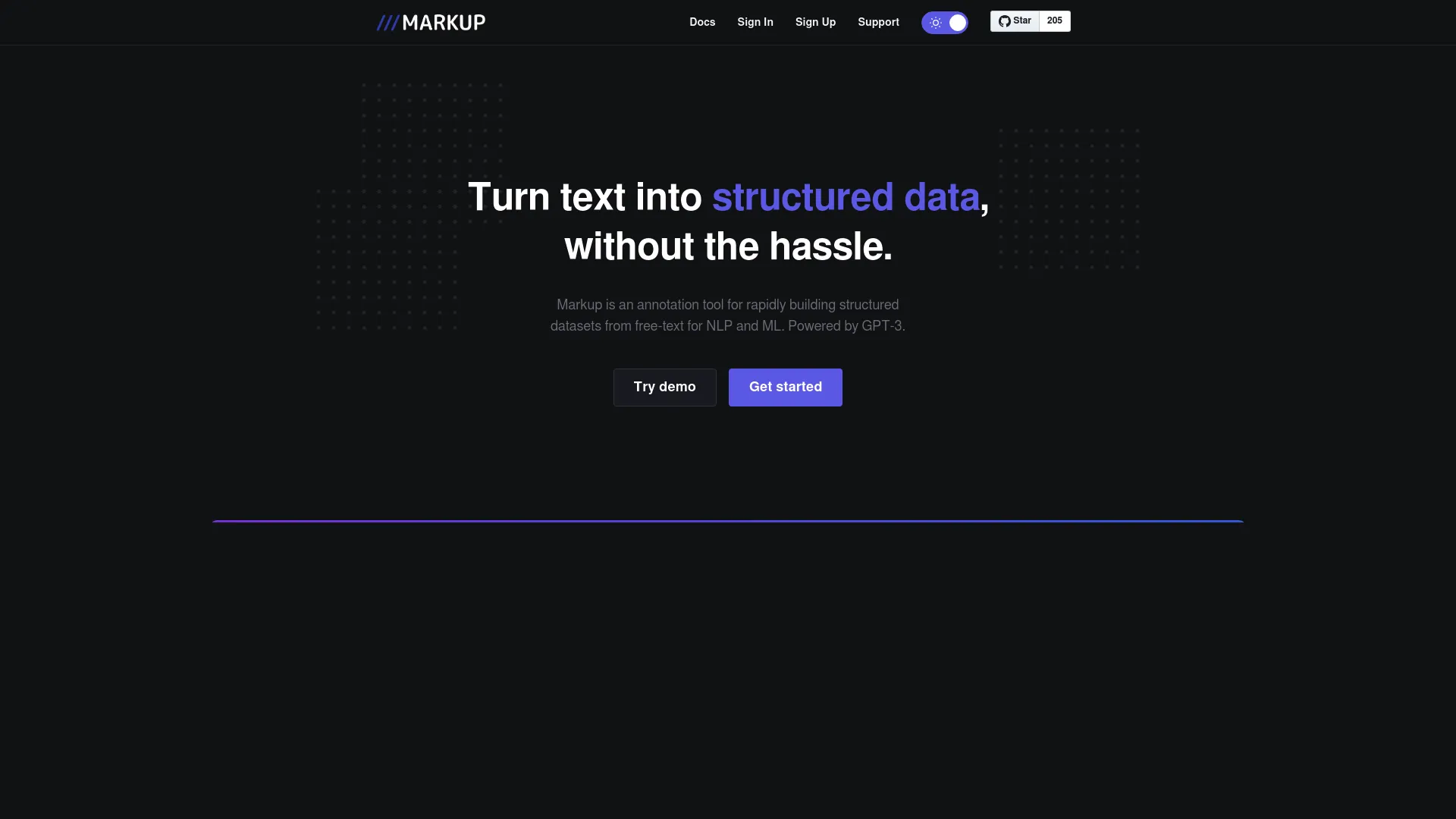 Markup screenshot