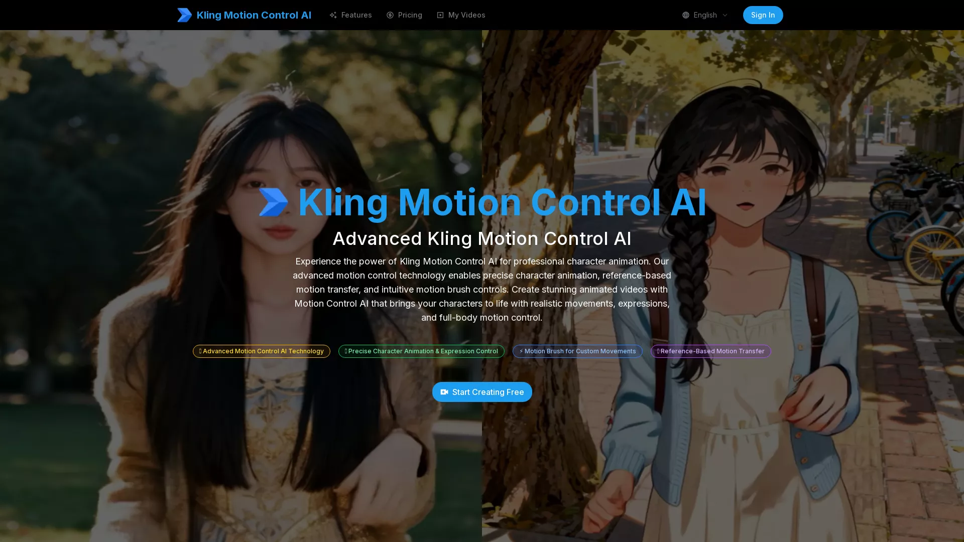 KlingMotionControlAI screenshot