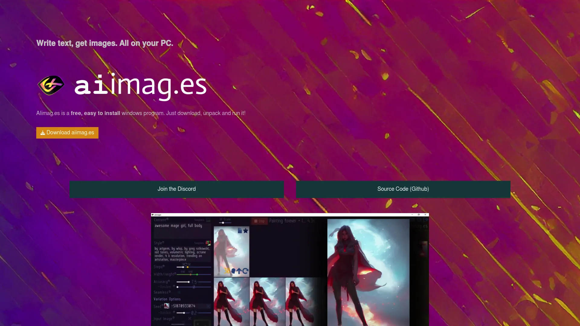 Aiimag screenshot