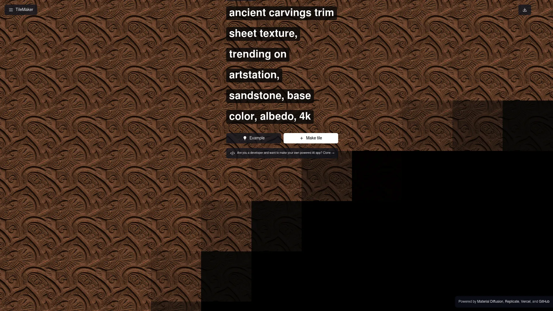 TileMaker screenshot